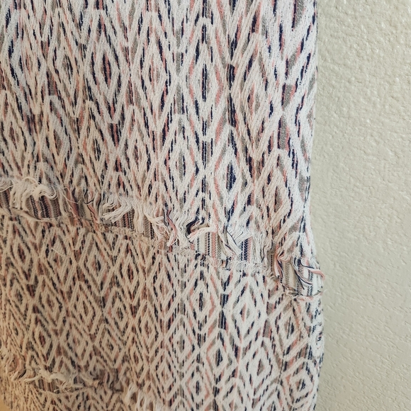 Akemi + Kin Oreley Tweed Fringe Sleeveless Shift Dress Size 6 - Picture 8 of 11